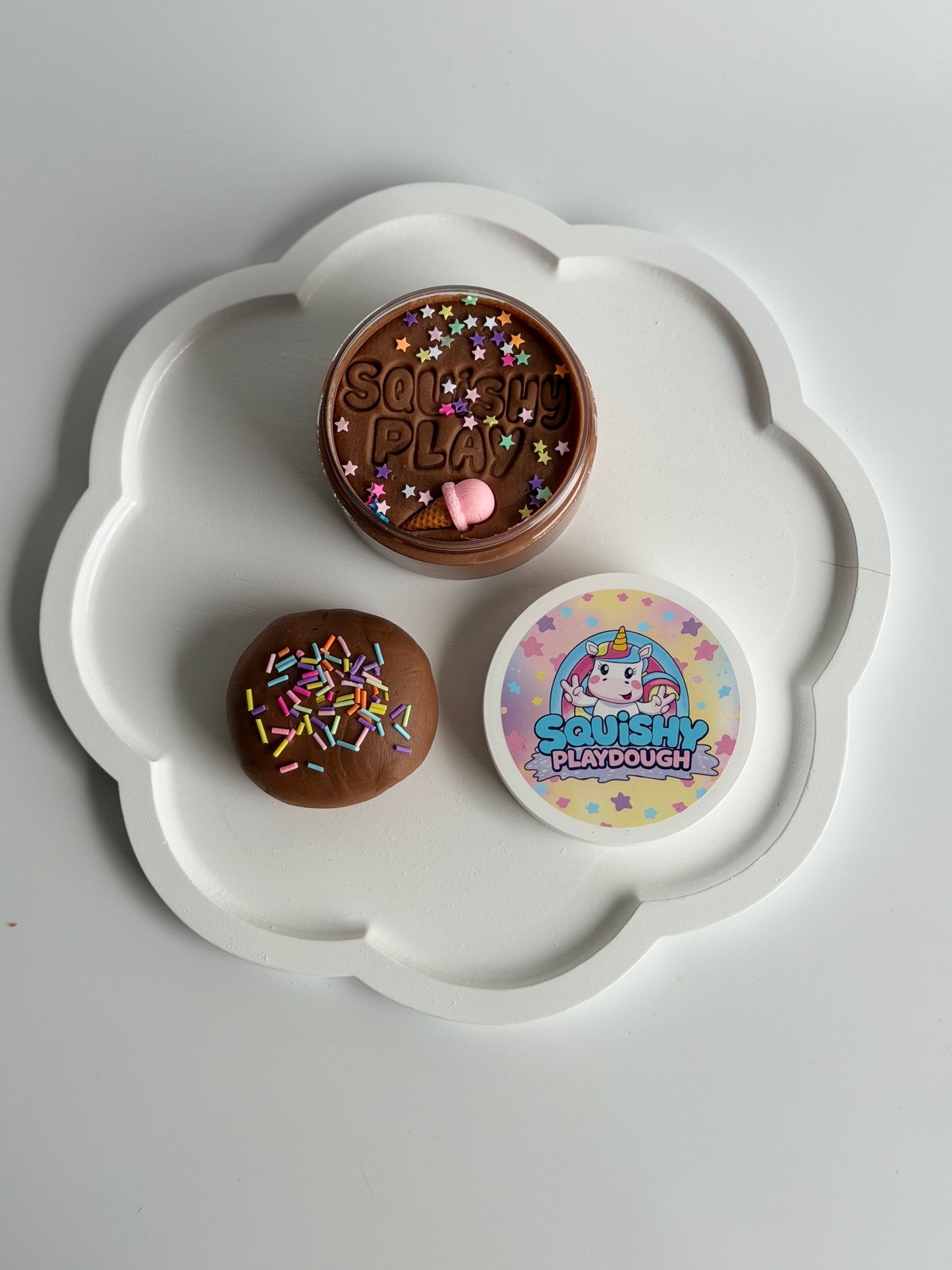 Brown playdough. Super Soft. Non Toxic. Handmade in Australia