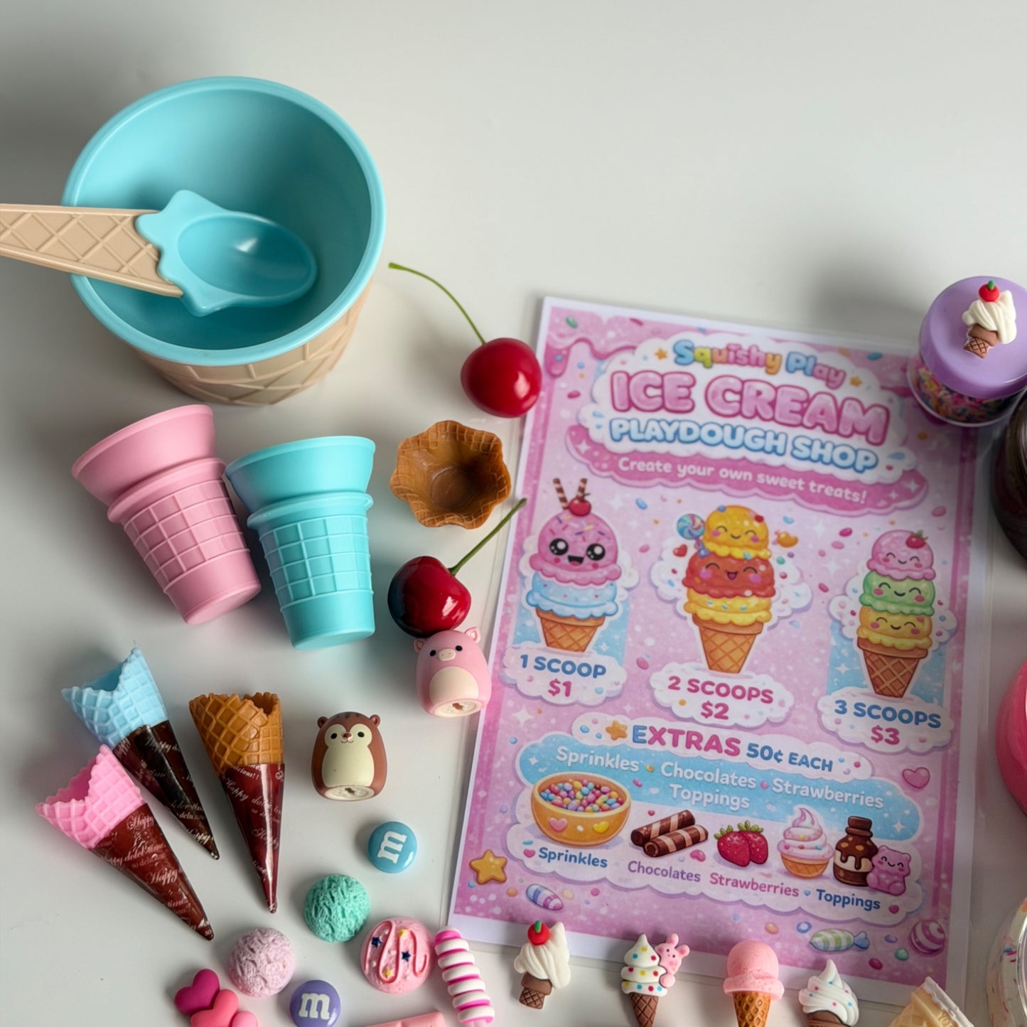 🍦Ice Cream Playdough Kit