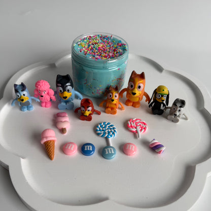 Bluey Playdough. Super Soft, non toxic, handmade in Australia. 