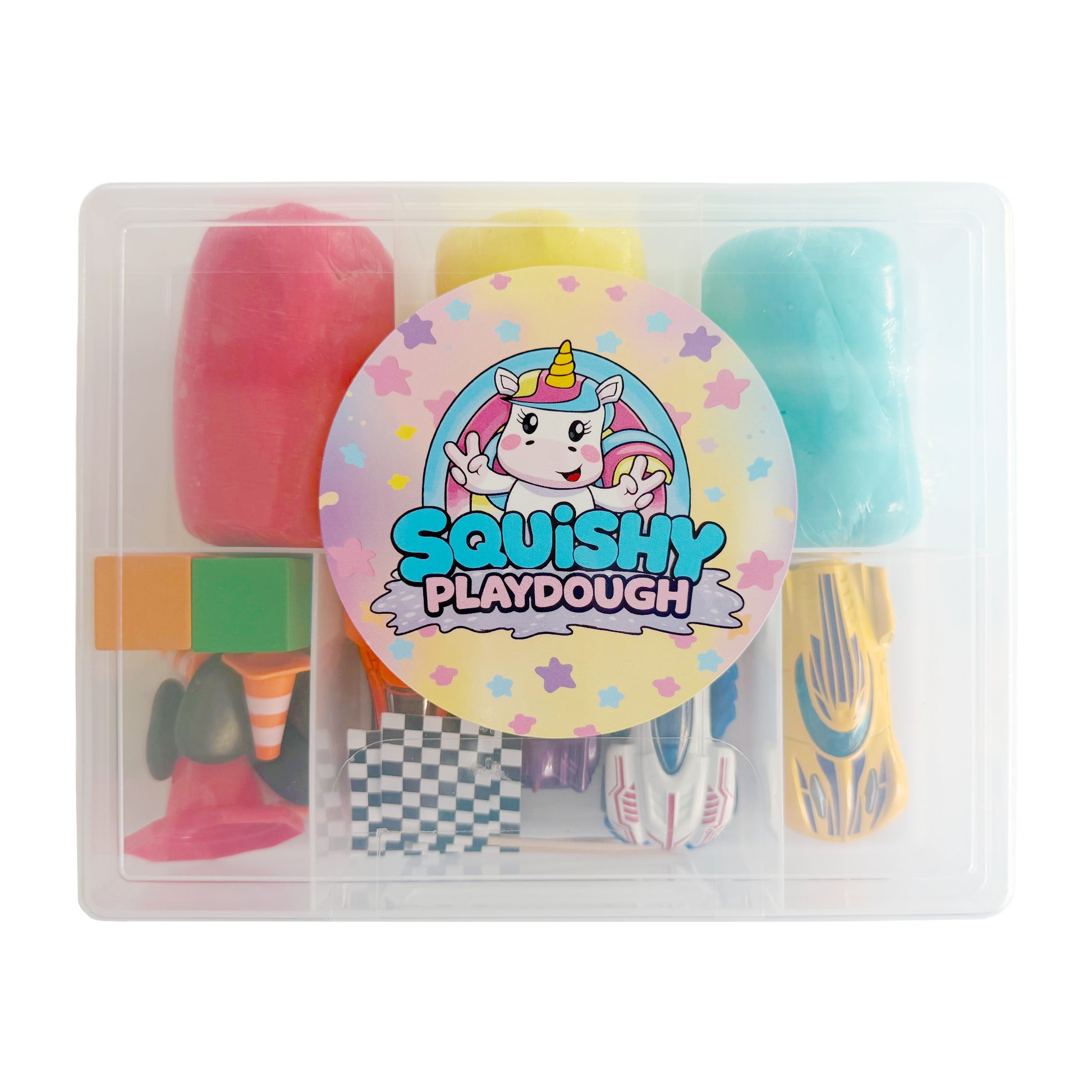Let the racing begin with our cars playdough kit