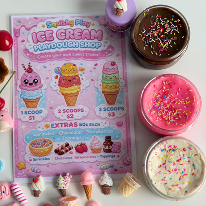 🍦Ice Cream Playdough Kit