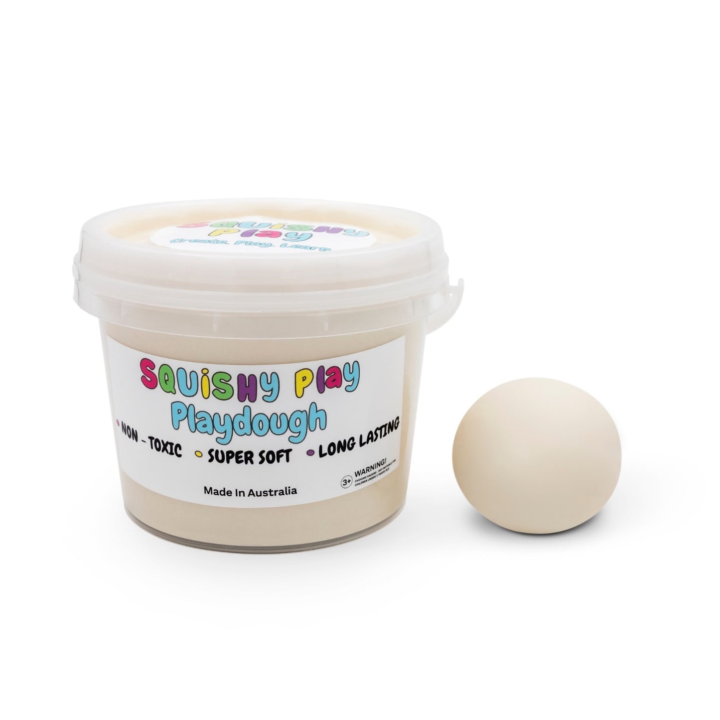 Create, Play, Learn. Handmade in Sydney Australia. Super soft, non toxic, can be left out for 12 hours without drying out, rehydratable with water. Perfect for sensory play.