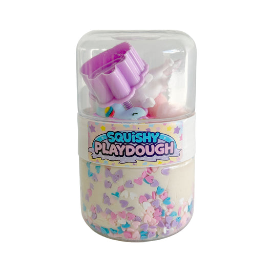 Grab and Go Unicorn Playdough Tub