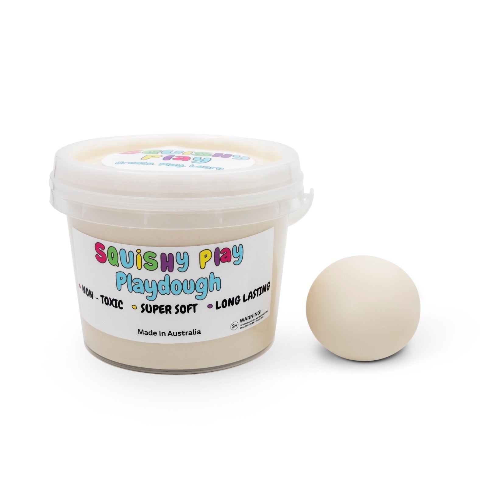 Non toxic, long lasting, super soft and rehydratable playdough. Perfect for childcare centres and preschools. Handmade in Australia 