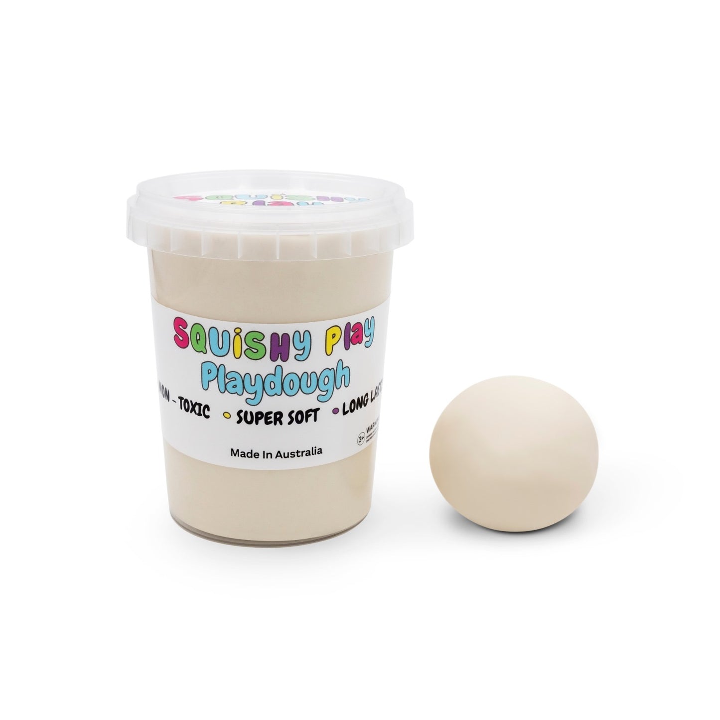 Handmade in Sydney Australia. Super soft, non toxic, can be left out for 12 hours without drying out, rehydratable with water. Perfect for sensory play. 